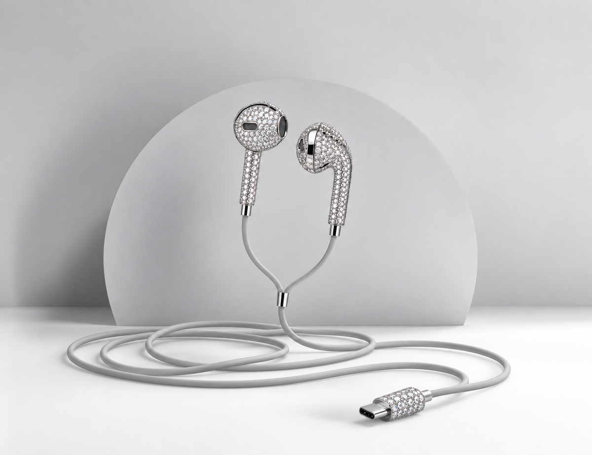 CHROMS Wired Buds combine crisp highs, balanced mids and clean bass in a design made for everyday wear. The secure, ergonomic shape stays comfortable through commutes, study sessions and long playlists, while the wired connection keeps every sound immediate and uninterrupted.No charging case. No pairing routine. Just plug in, press play and make them part of the look.